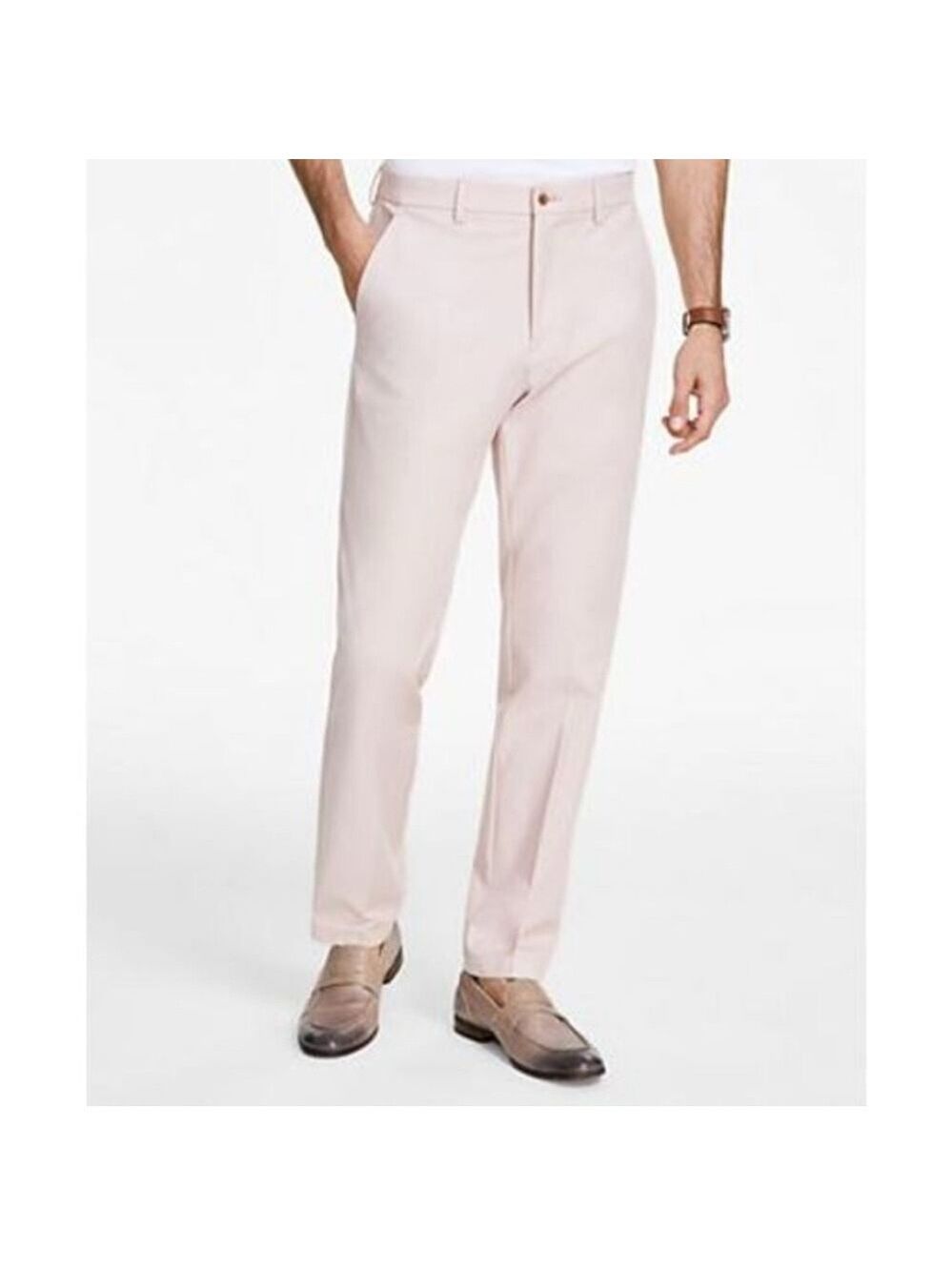 Michael Kors Major Men’s Classic Fit Cotton Pink Dress Pants - NWT